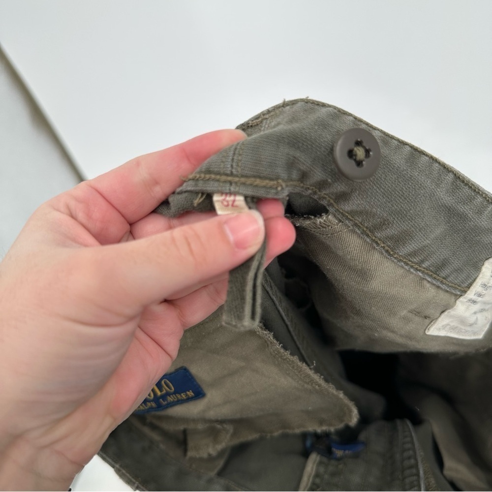 Polo Ralph Lauren Military Surplus Green Cargo Pants Mens Size 32x30 - Picture 6 of 10